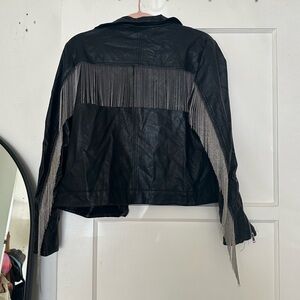 Nasty gal metal fringe jacket